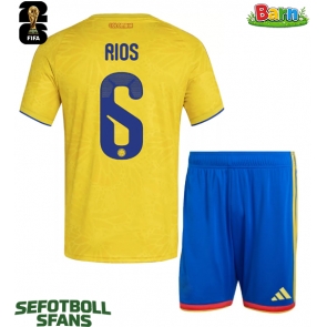 Colombia Richard Rios #6 Hemmaställ Barn VM 2026 Kortärmad (+ Korta byxor)